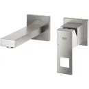 Смеситель для раковины Grohe Eurocube 19895DC0 встраиваемый, без донного клапана, суперсталь