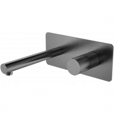 Смеситель для раковины Boheme Stick Touch 125-GM.2 встраиваемый, графит матовый