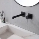 Смеситель для раковины Abber Emotion AF8812B встраиваемый, черный матовый
