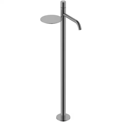 Смеситель напольный для раковины Boheme Stick Diamond 120-GM графит матовый