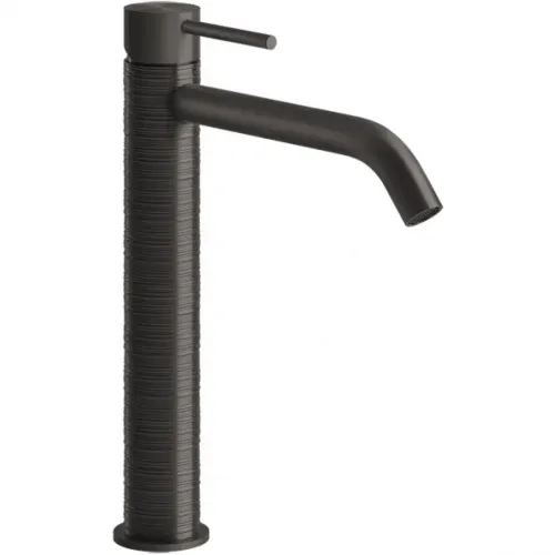 Смеситель для раковины Gessi Gessi316 54306#707 без донного клапана, черный хром матовый