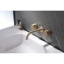 Смеситель для раковины Abber Wasser Kreis AF81122G встраиваемый, золотой матовый