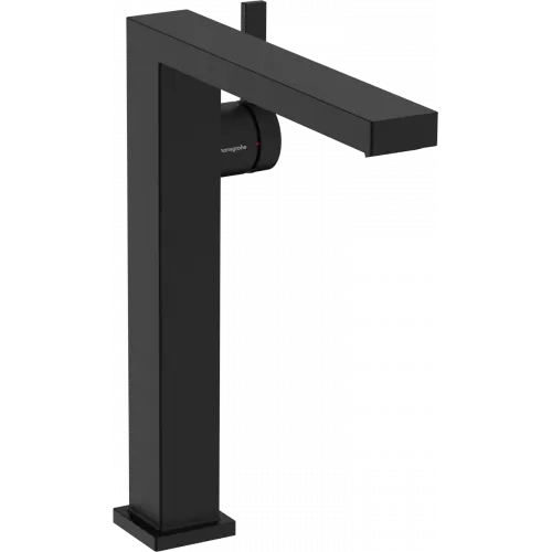 Смеситель для раковины Hansgrohe Tecturis E 73070670 CoolStart, с донным клапаном, черный матовый