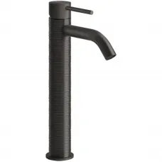 Смеситель для раковины Gessi Gessi316 54309#707 без донного клапана, черный хром матовый