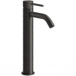 Смеситель для раковины Gessi Gessi316 54309#707 без донного клапана, черный хром матовый