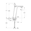 Смеситель для раковины Vitra Memoria A42331 хром