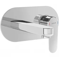 Смеситель для раковины VitrA Root Round A42721EXP встраиваемый, без донного клапана, хром
