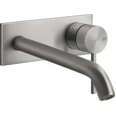 Смеситель для раковины Gessi Gessi316 54390#239 встраиваемый, без донного клапана, нержавеющая сталь