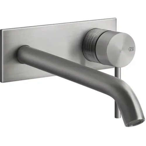 Смеситель для раковины Gessi Gessi316 54390#239 встраиваемый, без донного клапана, нержавеющая сталь