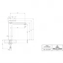 Смеситель для раковины Villeroy & Boch Liberty TVW10700400061 без донного клапана, хром