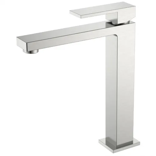Смеситель для раковины Boheme Qubic 472-NB никель матовый