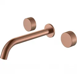 Смеситель для раковины Boheme Stick Spirale 152-2-CB.4 встраиваемый, медь матовая