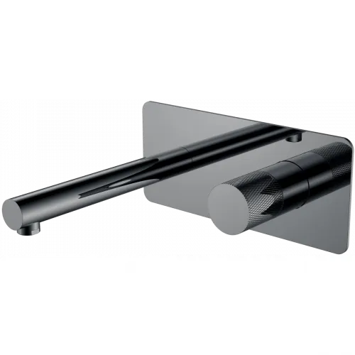 Смеситель для раковины Boheme Stick Touch 125-SGM.2 встраиваемый, графит глянец