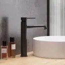 Смеситель для раковины Damixa Scandinavian Pure 360250300 без донного клапана, черный матовый