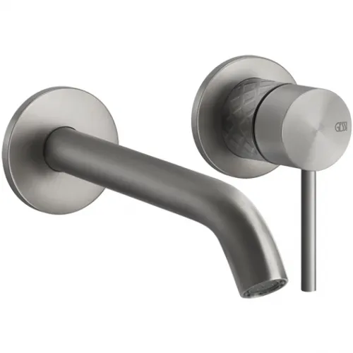 Смеситель для раковины Gessi Gessi316 54186#239 встраиваемый, без донного клапана, нержавеющая сталь