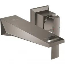 Смеситель для раковины Grohe Allure Brilliant 29402AL0 встраиваемый, без донного клапана, темный графит матовый