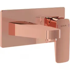 Смеситель для раковины VitrA Root Square A4273826EXP встраиваемый, без донного клапана, медь