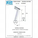 Смеситель для раковины Remer Flash ZC10LB с донным клапаном, хром