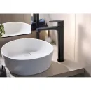Смеситель для раковины Aquatek Оберон AQ1204MB без донного клапана, черный матовый