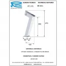 Смеситель для раковины Remer Flash ZC11L без донного клапана, хром