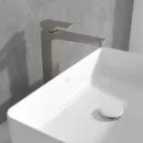 Смеситель для раковины Villeroy & Boch Architectura Square TVW12500200064 с донным клапаном, никель матовый