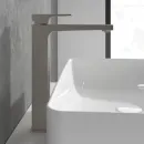 Смеситель для раковины Villeroy & Boch Architectura Square TVW12500200064 с донным клапаном, никель матовый