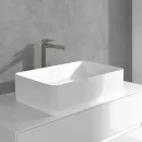 Смеситель для раковины Villeroy & Boch Architectura Square TVW12500200064 с донным клапаном, никель матовый