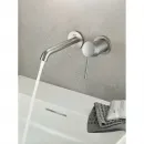 Смеситель для раковины Grohe Essence New 19408DC1 встраиваемый, без донного клапана, суперсталь