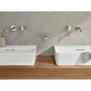 Смеситель для раковины Grohe Essence New 19408DC1 встраиваемый, без донного клапана, суперсталь