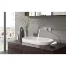 Смеситель для раковины Grohe Eurodisc Joy 19969LS0 встраиваемый, без донного клапана, белая луна