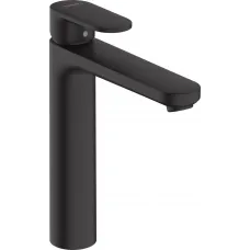 Смеситель для раковины Hansgrohe Vernis Blend 71582670 без донного клапана, черный матовый