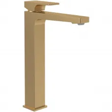 Смеситель для раковины Villeroy & Boch Architectura Square TVW12500200076 с донным клапаном, золотой матовый