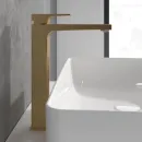 Смеситель для раковины Villeroy & Boch Architectura Square TVW12500200076 с донным клапаном, золотой матовый