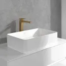 Смеситель для раковины Villeroy & Boch Architectura Square TVW12500200076 с донным клапаном, золотой матовый