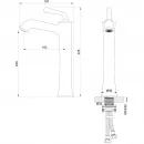 Смеситель для раковины Wonzon & Woghand Steam WW-88239008-CR хром