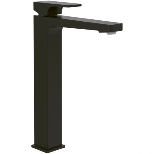 Смеситель для раковины Villeroy & Boch Architectura Square TVW125002000K5 с донным клапаном, черный матовый