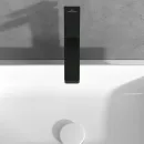 Смеситель для раковины Villeroy & Boch Architectura Square TVW125002000K5 с донным клапаном, черный матовый