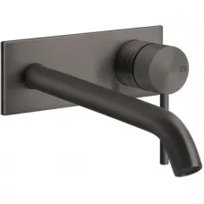 Смеситель для раковины Gessi Gessi316 54390#707 встраиваемый, без донного клапана, черный хром матовый