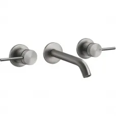 Смеситель для раковины Gessi Gessi316 54392#239 встраиваемый, без донного клапана, нержавеющая сталь
