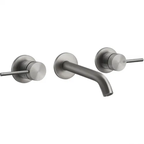 Смеситель для раковины Gessi Gessi316 54392#239 встраиваемый, без донного клапана, нержавеющая сталь