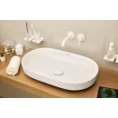 Смеситель для раковины Hansgrohe Tecturis S 73350700 встраиваемый, с выпуском, белый матовый
