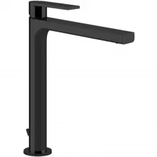 Смеситель для раковины Gessi Via Manzoni 38604#299 с донным клапаном, черный матовый