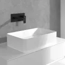 Смеситель для раковины Villeroy & Boch Architectura Square TVW125003000K5 встраиваемый, с донным клапаном, черный матовый