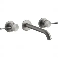 Смеситель для раковины Gessi Gessi316 54394#239 встраиваемый, без донного клапана, нержавеющая сталь