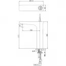 Смеситель для раковины Wonzon & Woghand Shark WW-48B1102-CR хром