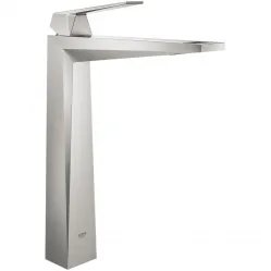 Смеситель для раковины Grohe Allure Brilliant 23114DC0 без донного клапана, суперсталь