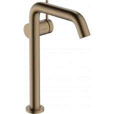 Смеситель для раковины Hansgrohe Tecturis S 73370140 CoolStart, с донным клапаном, бронза