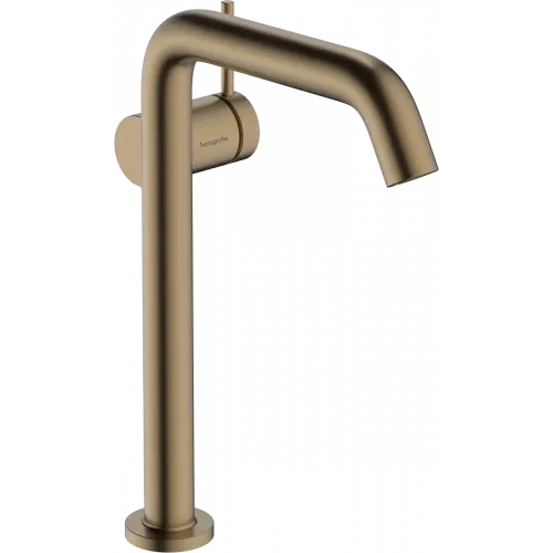 Смеситель для раковины Hansgrohe Tecturis S 73370140 CoolStart, с донным клапаном, бронза