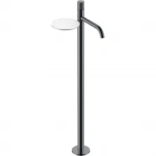 Смеситель напольный для раковины Boheme Stick Spirale 120-SGM.4 графит глянец