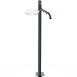Смеситель напольный для раковины Boheme Stick Linea 120-SGM.3 графит глянец